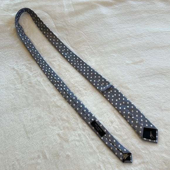 TED BAKER Blue Polka Dot Tie - Picture 5 of 6